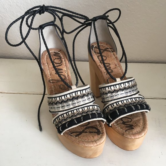 Sam Edelman Shoes - SALE 🎉Sam Edelman 'Mel' Ankle Wrap Platforms